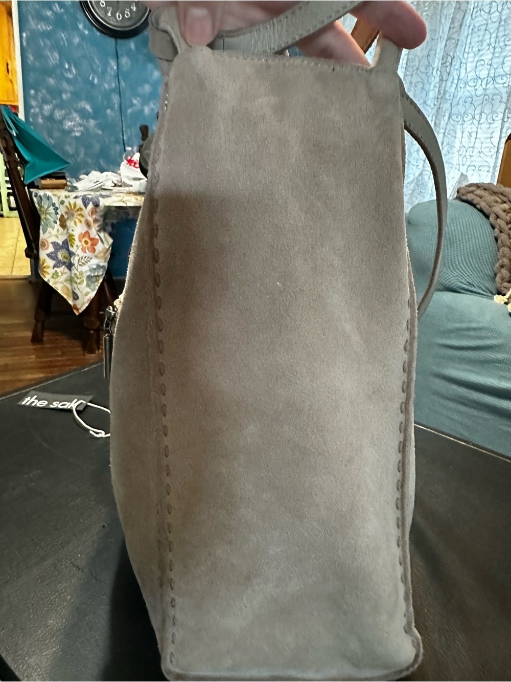Sak Sand Suede Los Feliz Tall Tote - Picture 7 of 10